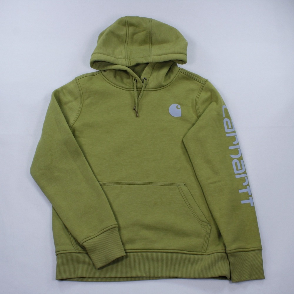 Authentic Carhartt Clarksburg Hoodie – Women's Size S – Olive Green